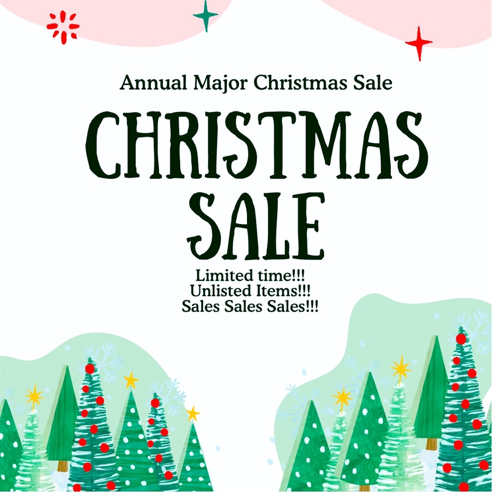 Annual Christmas Sale!!!❤️💚🤍 make an offer!